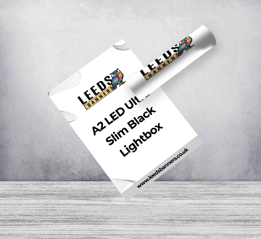 A2 LED Ultra Slim Black Lightbox Replacement Graphics