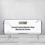 Crowd Control Barrier Vinyl Banners & Covers