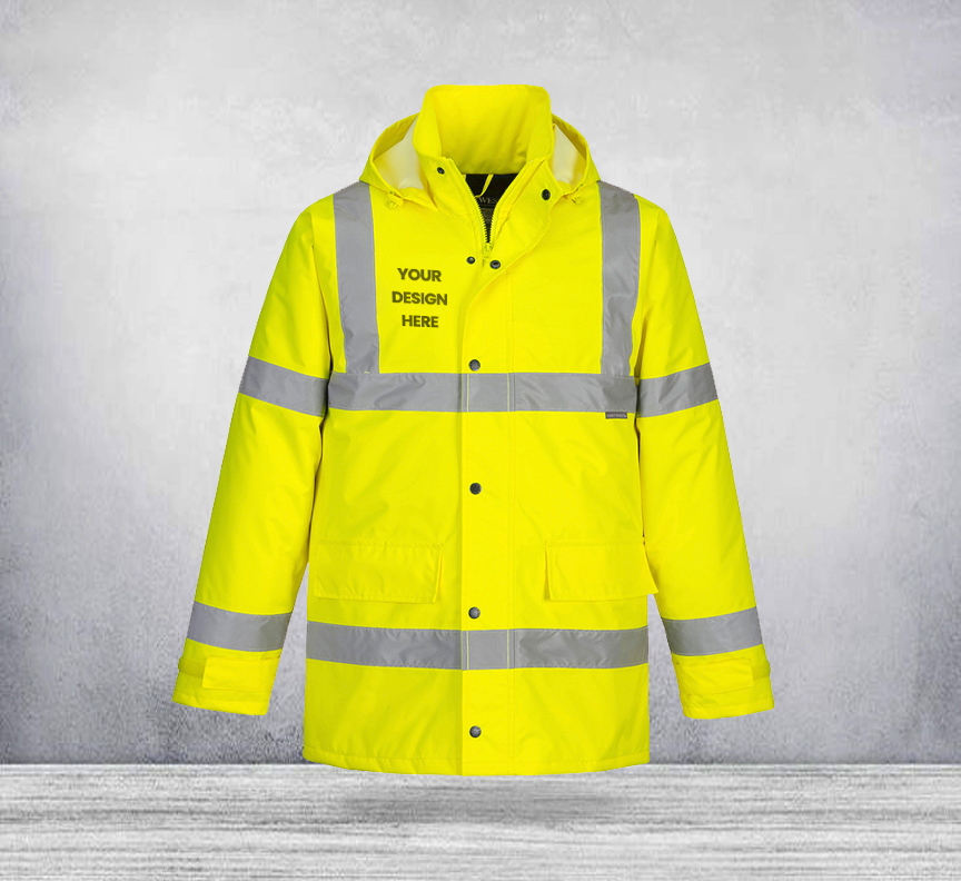 Customisable Hi Vis Traffic Jacket