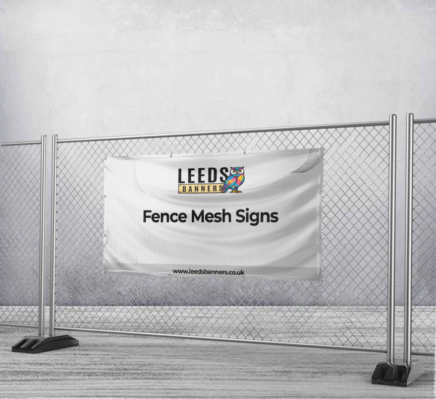 Fence Mesh Signs