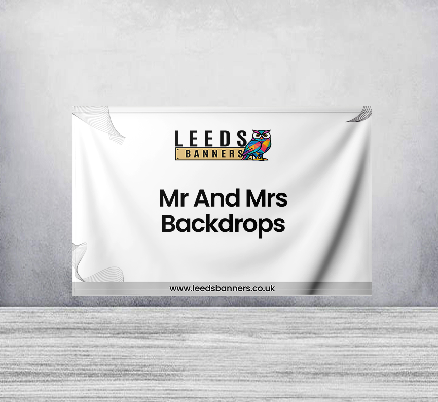 Mr And Mrs Backdrops