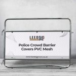 Police Crowd Barrier Covers PVC Mesh