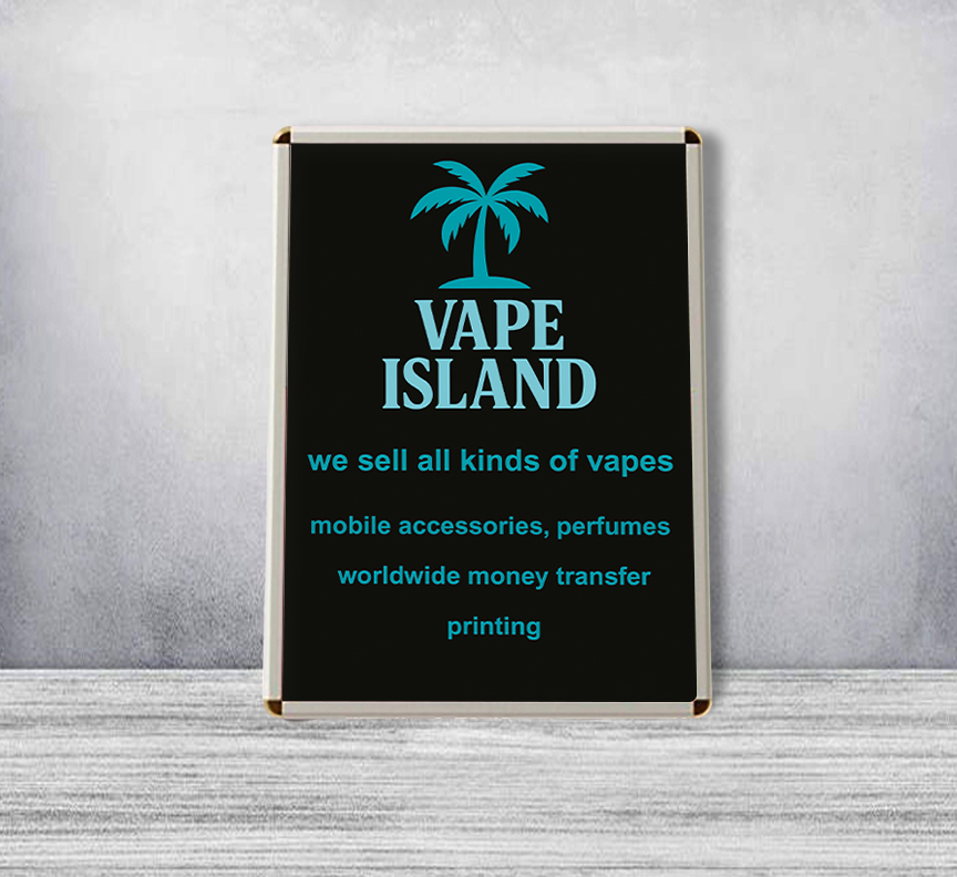 Aluminium Snap Poster Frame (With Printed Poster)