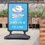 A1 Water Base Pavement Sign With Graphics