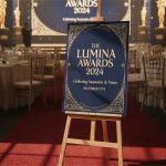 Award Ceremony Gala Easel With Printed Sign