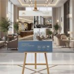 Hotel Event Easel With Printed Board